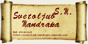 Svetoljub Mandrapa vizit kartica